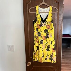 Floral Yellow Dress